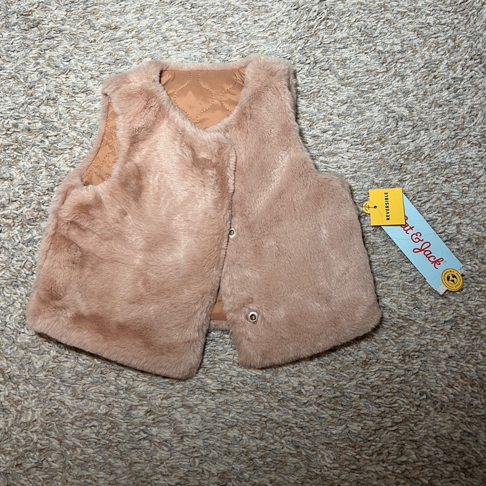 Cat & Jack Reversible Vest size 6-12m